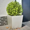 Image de vidaXL Jardinières 2 pcs 50x50x50 cm Acier Inoxydable