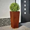 Image de vidaXL Jardinières Acier - 35 cm