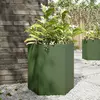 Image de vidaXL Jardinière hexagone - Vert olive