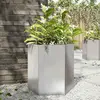 Image de vidaXL Jardinière 46x40x45 cm - Acier inoxydable