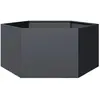 Image de VIDAXL Jardinière hexagone 104 cm - Anthracite