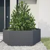 Image de vidaXL hexagone 138x120x45 cm acier