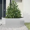 Image de vidaXL Jardinière hexagone 138x120x45 cm acier galvanisé