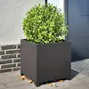 Image de vidaXL Jardinière 50x50x50 cm - Noir