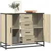 Image de VidaXL Buffet - Chêne sonoma 92x35x76 cm Bois d'ingénierie