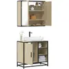 Image de vidaXL Ensemble de meubles de salle de bain - Chêne sonoma