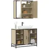 Image de vidaXL Ensemble de meubles de salle de bain 2 pcs - Chêne sonoma