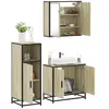 Image de VIDAXL Ensemble meubles salle de bain - Chêne sonoma