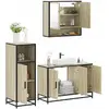 Image de vidaXL Ensemble de meubles de salle de bain 3 pcs chêne sonoma