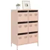 Image de VIDAXL Buffet Haut Rose Acier