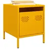 Image de vidaXL Tables de chevet jaune moutarde