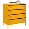 Image de vidaXL Buffet jaune moutarde 73 cm