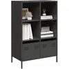 Image de vidaXL Buffet haut - Noir