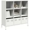 Image de vidaXL Buffet Haut - Blanc