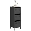 Image de VIDAXL Buffet haut - Noir 39x35x103.5 cm acier