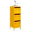 Image de vidaXL Buffet haut - Jaune moutarde