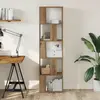 Image de vidaXL Bibliothèque 5 niveaux chêne artisanal