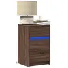 Image de vidaXL LED RVB - Chêne marron