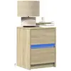 Image de vidaXL LED - Chêne sonoma
