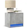Image de vidaXL Tables de chevet murales LED
