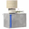 Image de VidaXL Table de Chevet Murale LED