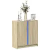 Image de VidaXL Buffet avec LED - Chêne sonoma - 77 x 34 x 85 cm