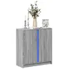 Image de vidaXL Buffet LED Sonoma Gris