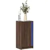 Image de vidaXL Buffet avec LED - Chêne marron