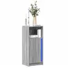 Image de VIDAXL Buffet avec LED sonoma gris 42,5x34x100