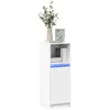 Image de vidaXL Buffet - LED blanc