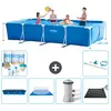 Image de Intex Piscine Cadre Rectangulaire - Bleue