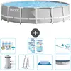 Image de INTEX Piscine ronde Prism Frame CB46 - 427 cm - Grise