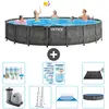Image de Intex Piscine ronde Prism Frame Greywood 549x122 cm