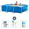 Image de Intex Piscine Cadre Rectangulaire - 220 x 150 x 60 cm - Bleue