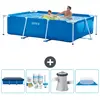 Image de Intex Frame Pool - 260 x 160 x 65 cm - Bleue