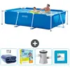 Image de Piscine à cadre rectangulaire - Comprend des accessoires CB9