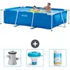 Image de Intex Piscine Cadre Rectangulaire - 260 x 160 x 65 cm - Bleue