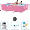 Image de Intex Piscine Cadre Rectangulaire - 220 x 150 x 60 cm - Rose