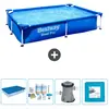 Image de Piscine Rectangulaire Steel Pro - Comprend des accessoires CB2