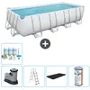 Image de BESTWAY Piscine Rectangulaire Power Steel 549x274x122 cm - Grise