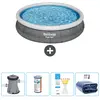 Image de Bestway Fast Set Piscine Ronde 366x76 cm - Imprimé rotin