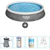 Image de BESTWAY Fast Set - 396 x 84 cm - Imprimé rotin