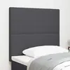 Image de vidaXL Tête de lit Gris foncé 100 cm Tissu en velours côtelé