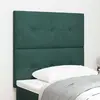 Image de vidaXL Tête de lit Vert foncé 90 cm Velours