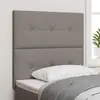Image de vidaXL Tête de lit réglable en hauteur Taupe 100 cm tissu