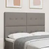 Image de vidaXL Tête de lit réglable en hauteur Taupe 160 cm tissu