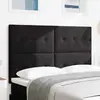 Image de vidaXL Tête de lit Noir 160 cm Velours