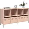 Image de Buffet rose Vidaxl - 135x39x73,5 cm