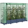Image de vidaXL Jardinière Surélevée Rotin 160x40x123