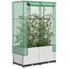 Image de vidaXL Jardinière surélevée avec housse 80x40x138 cm